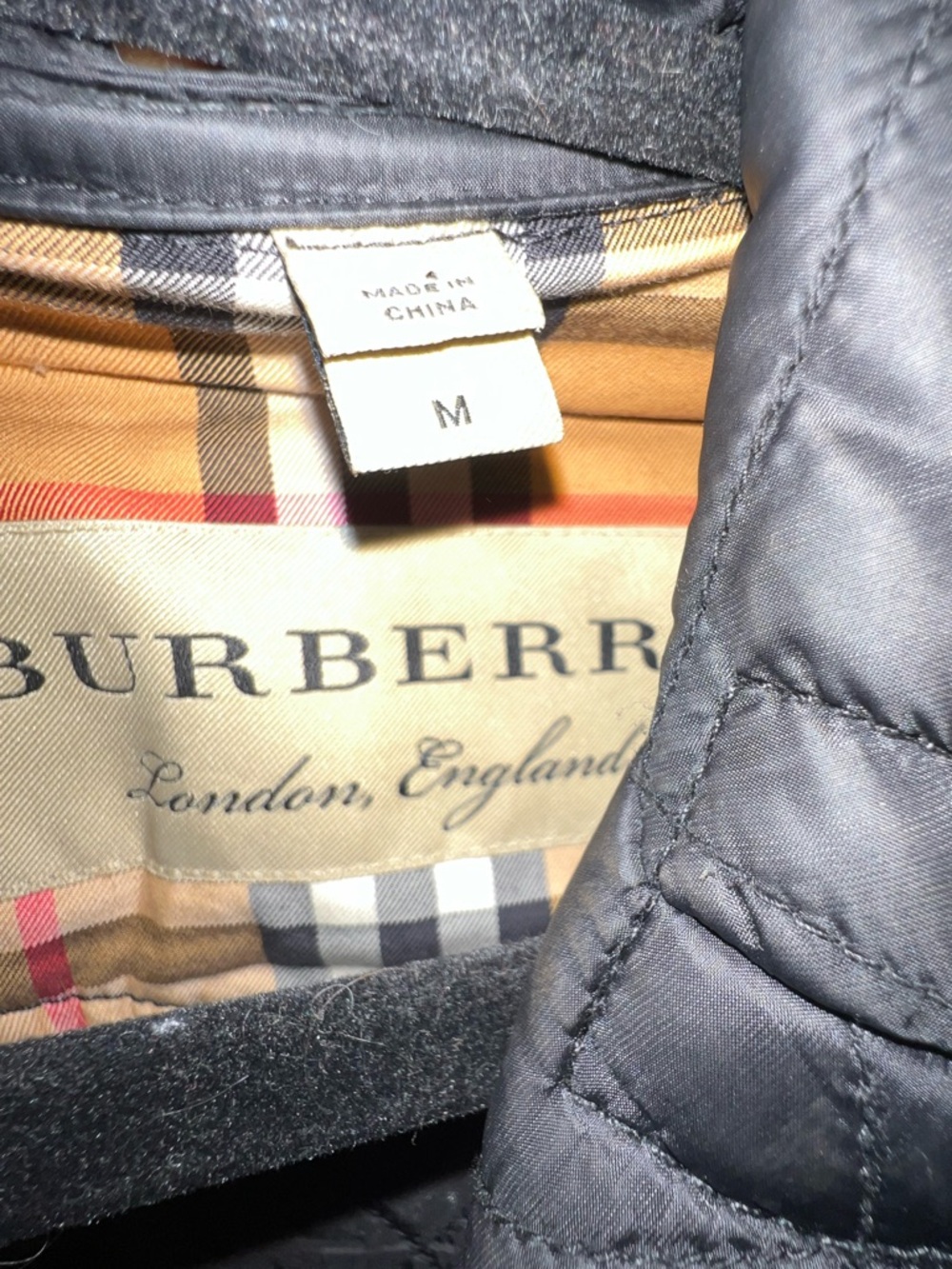 Burberry trench long quilted jacket m - Picture 6 of 6
